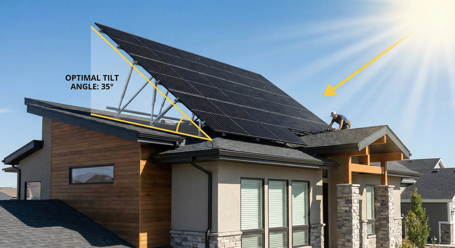 Solar Panel Angle Guide: Maximize Energy Efficiency with the Optimal Tilt