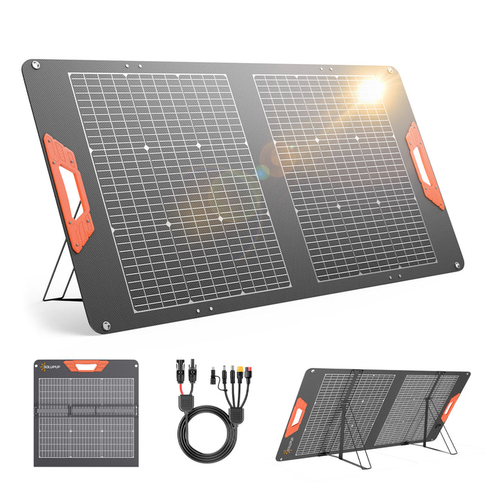 100W Foldable Solar Panel — IP65 Waterproof
