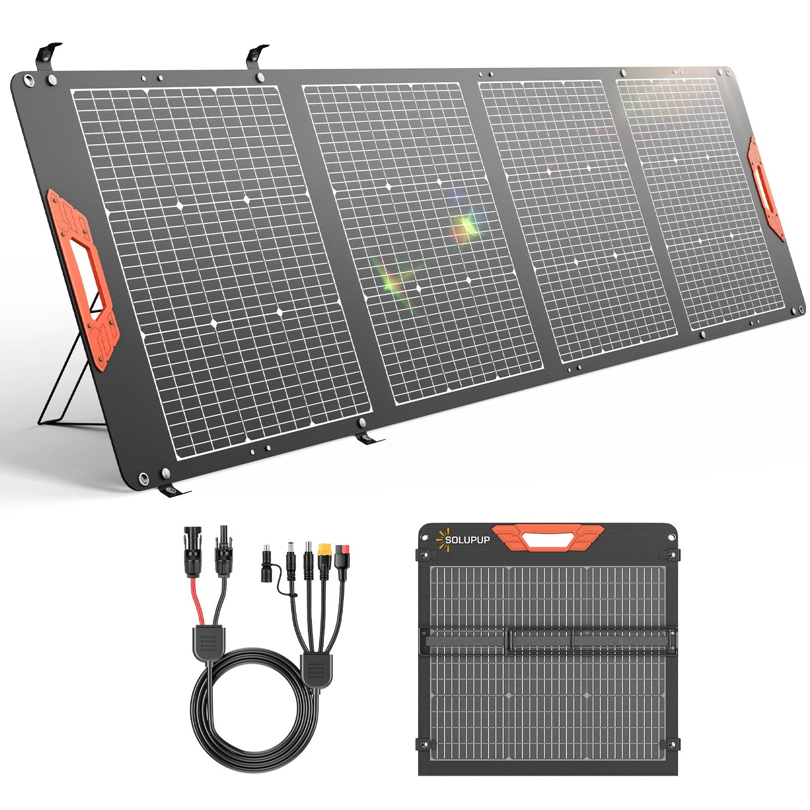 SOLUPUP 200W Portable Double-Sided Solar Panel – solupup